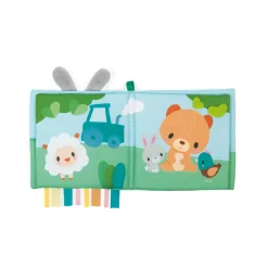 Kaloo Livre d’éveil Choo à la ferme Multicolore 14 cm