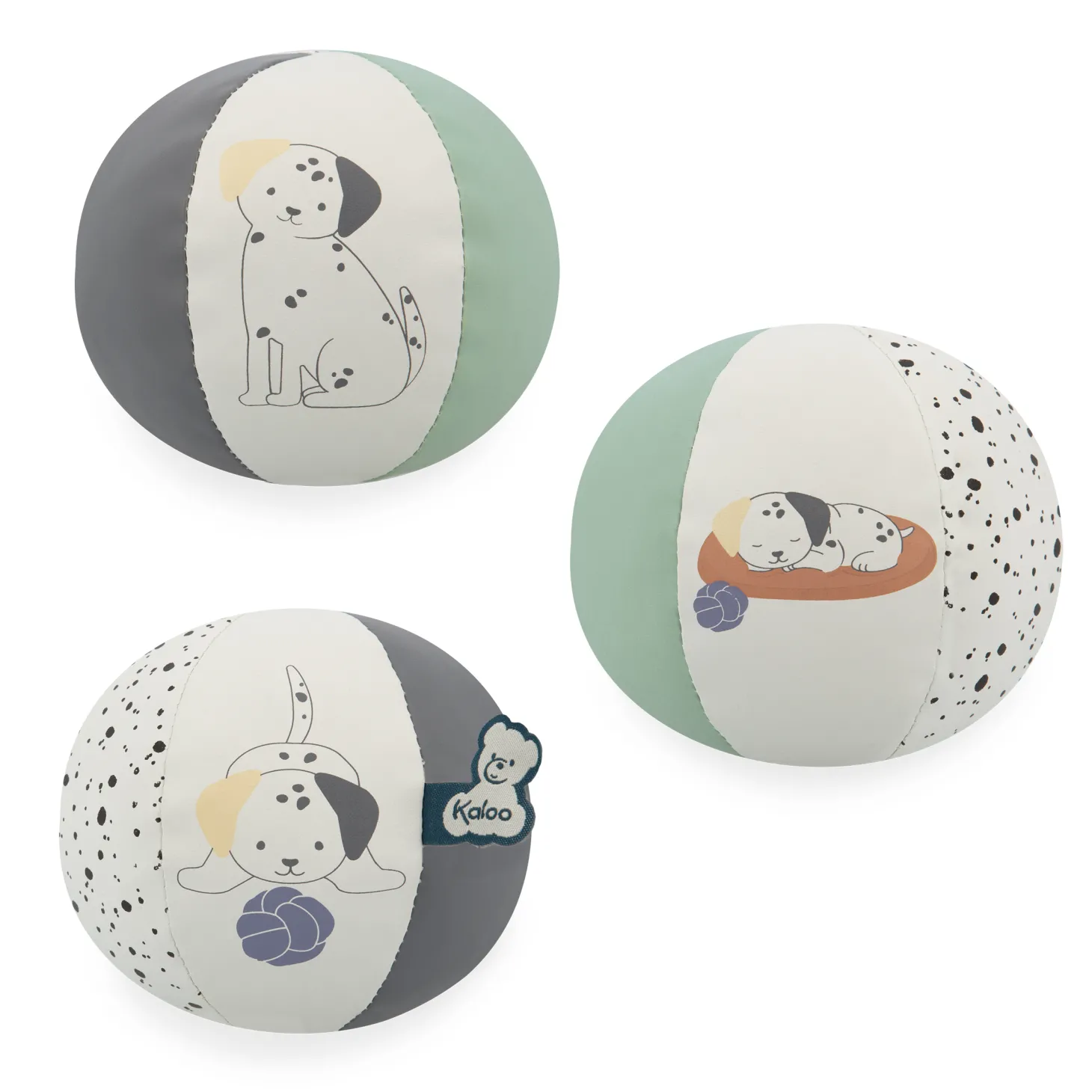 Kaloo Mon Ballon Chiot Multicolore