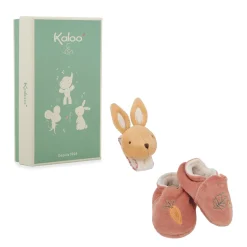 Kaloo                    Peluche d'activités Bracelet & Chaussons Lapin    Marron
