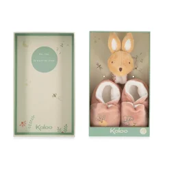Kaloo                    Peluche d'activités Bracelet & Chaussons Lapin    Marron