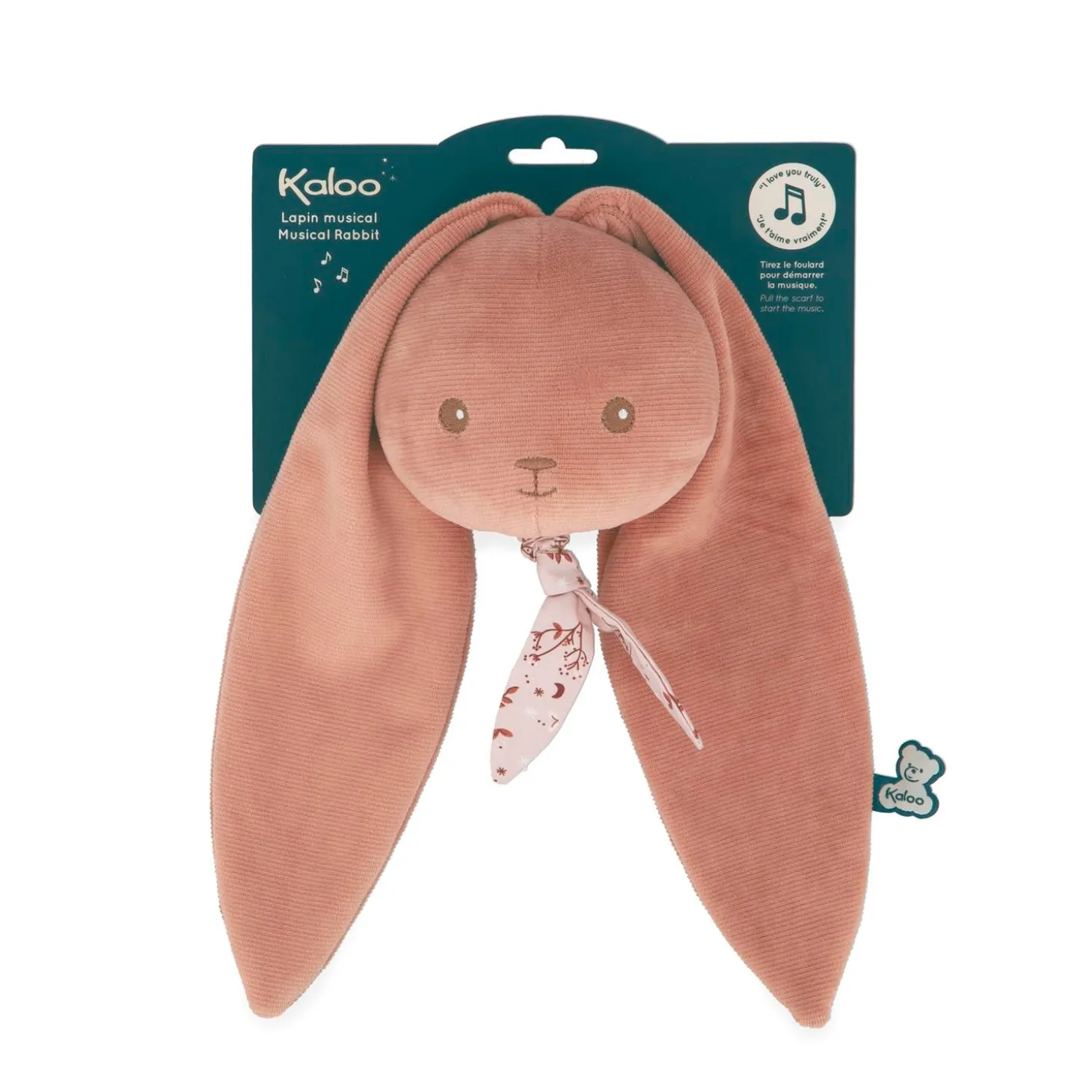 Kaloo Peluche Musicale Lapin Marron