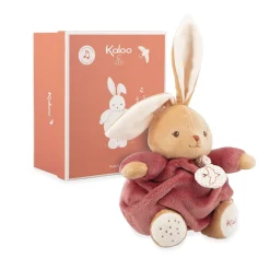Kaloo                    Peluche musicale Patapouf Lapin    Rouge