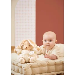 Kaloo Peluche musicale Patapouf Lapin Crème