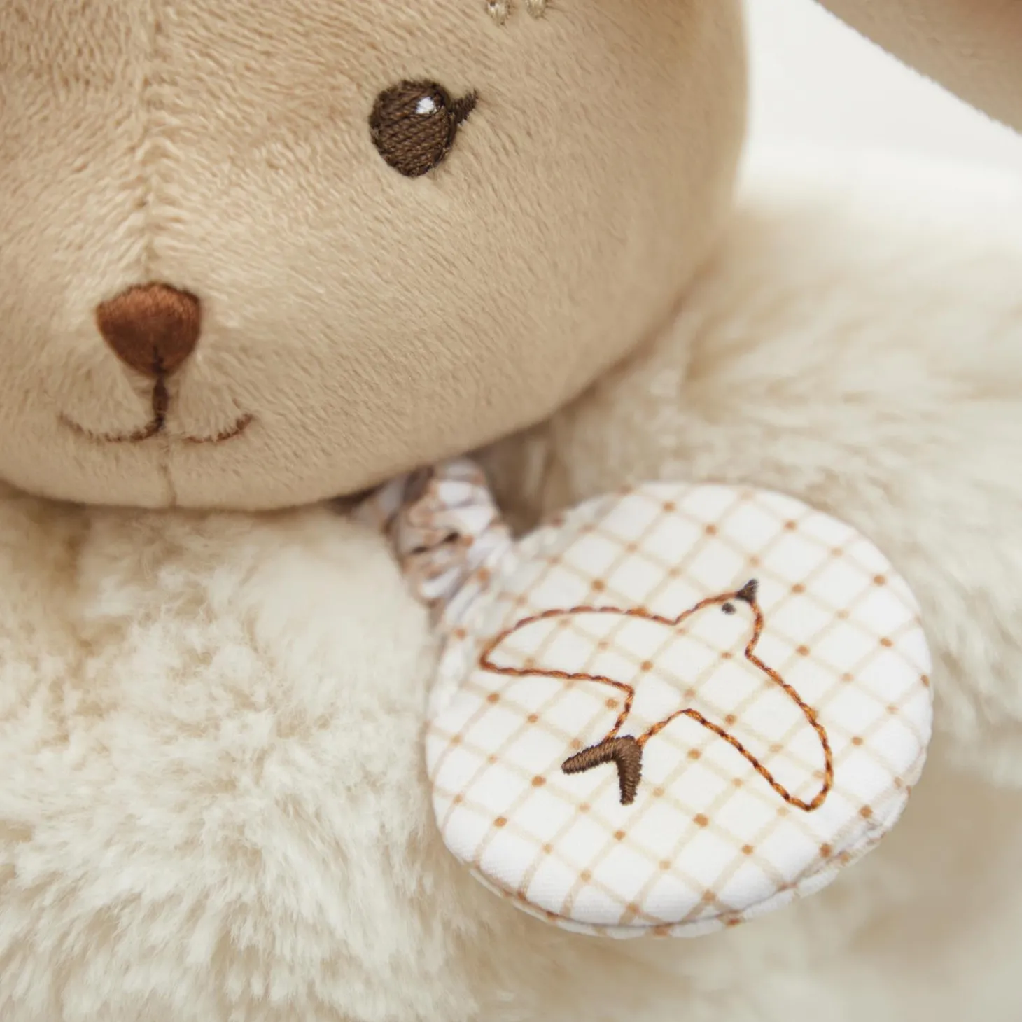 Kaloo Peluche musicale Patapouf Lapin Crème