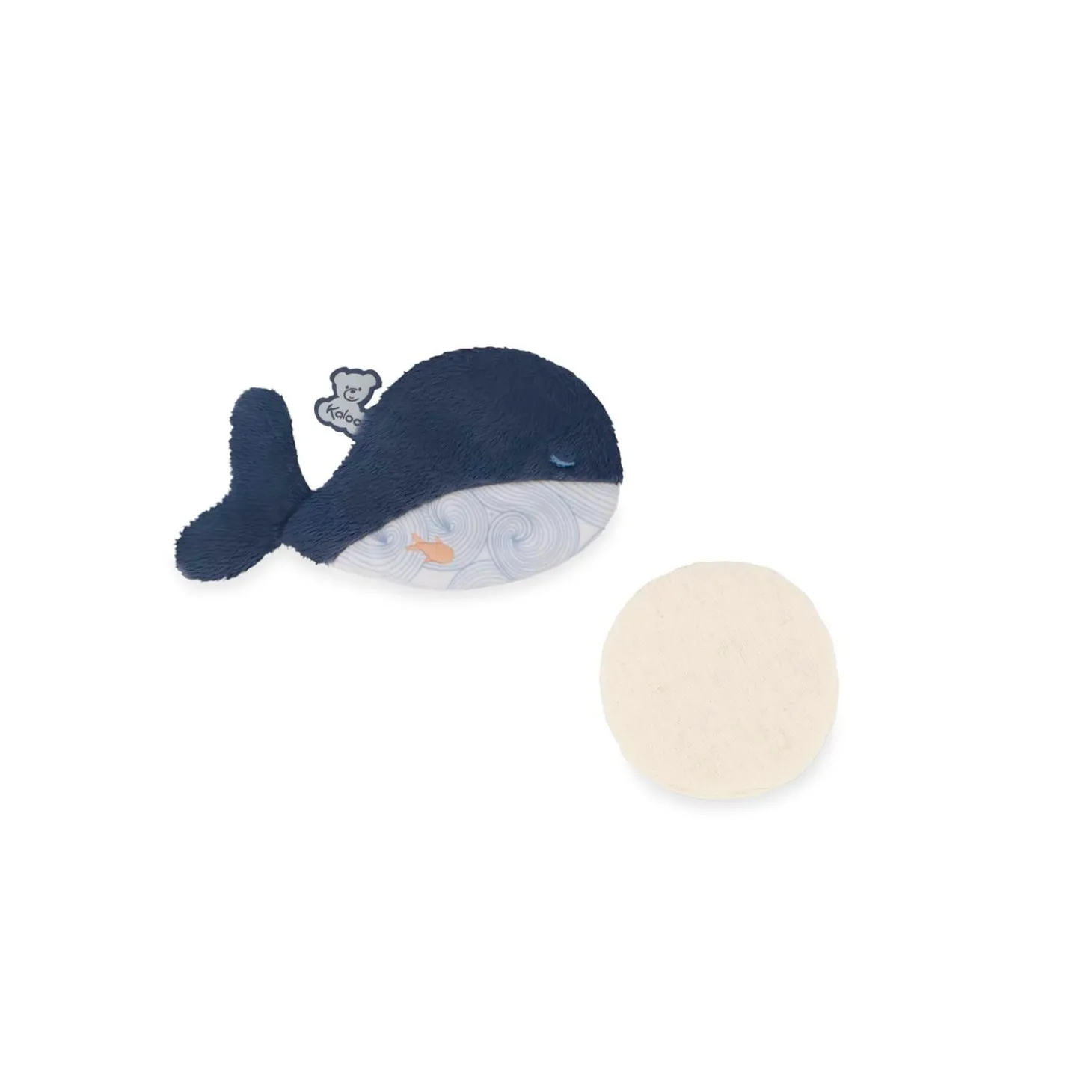Kaloo Peluche Poche Calmante Baleine Bleu