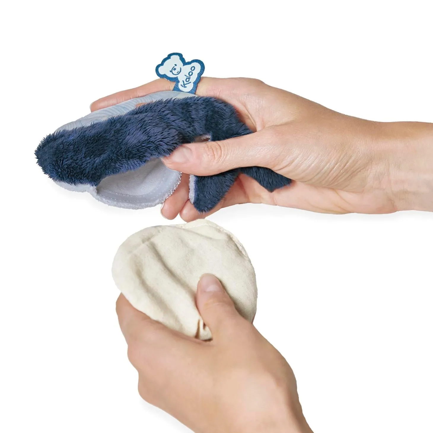Kaloo Peluche Poche Calmante Baleine Bleu