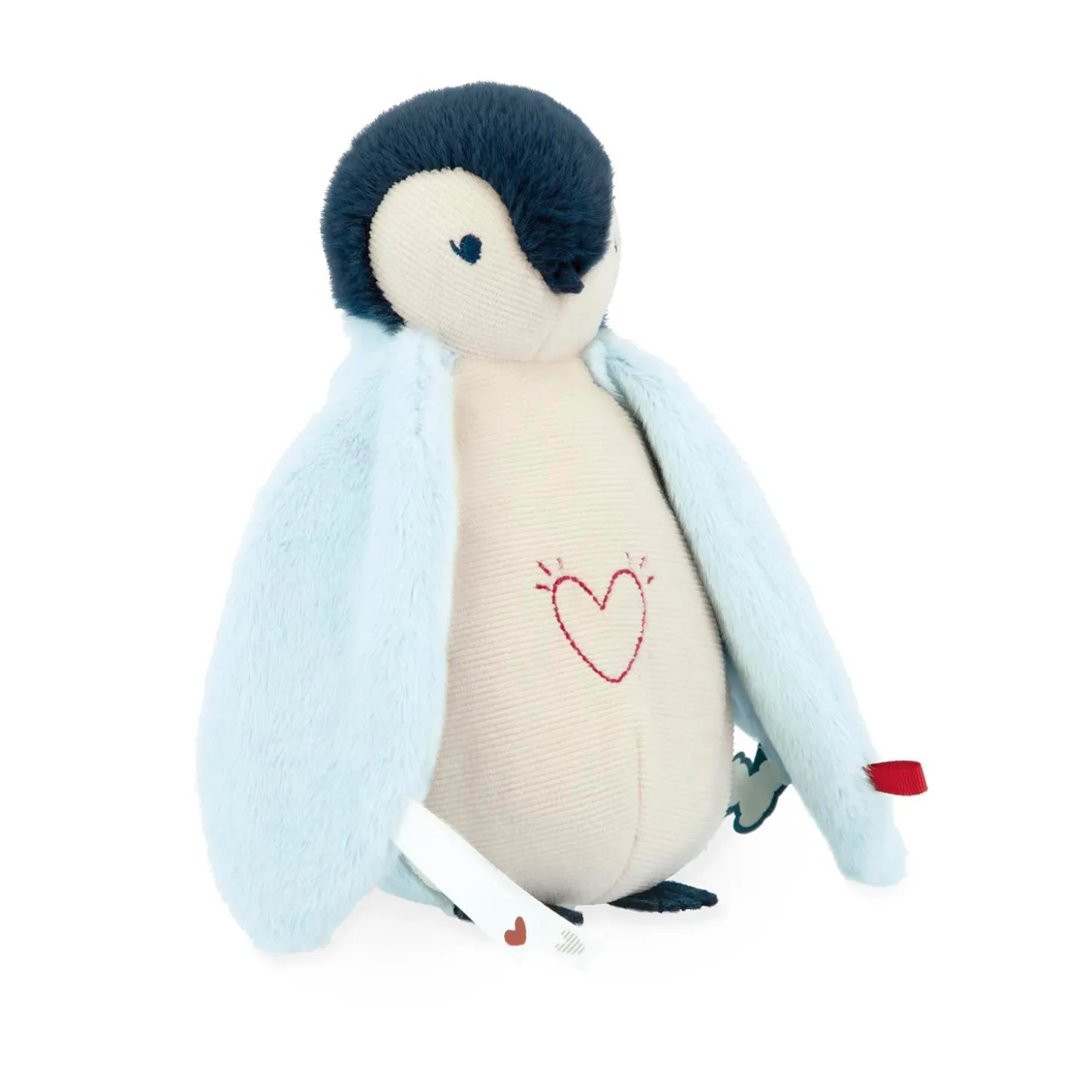 Kaloo Peluche veilleuse manchot Bleu