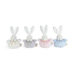 Kaloo Pompons Mini lapins doux Crème/Bleu/Gris/Rose