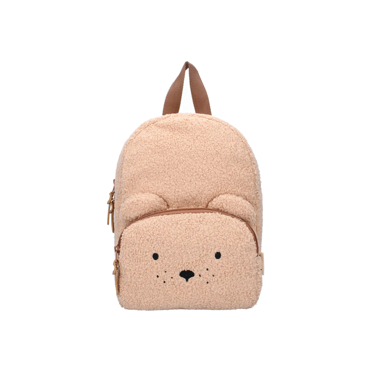 Kidzoom Sac à dos enfant ourson bouclette Beige