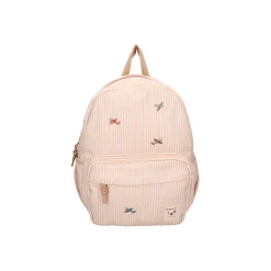 Kidzoom Sac à dos enfant rayures avions Beige