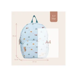 Kidzoom Sac à dos enfant véhicules Bleu