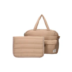Kidzoom Sac à langer matelassé Beige