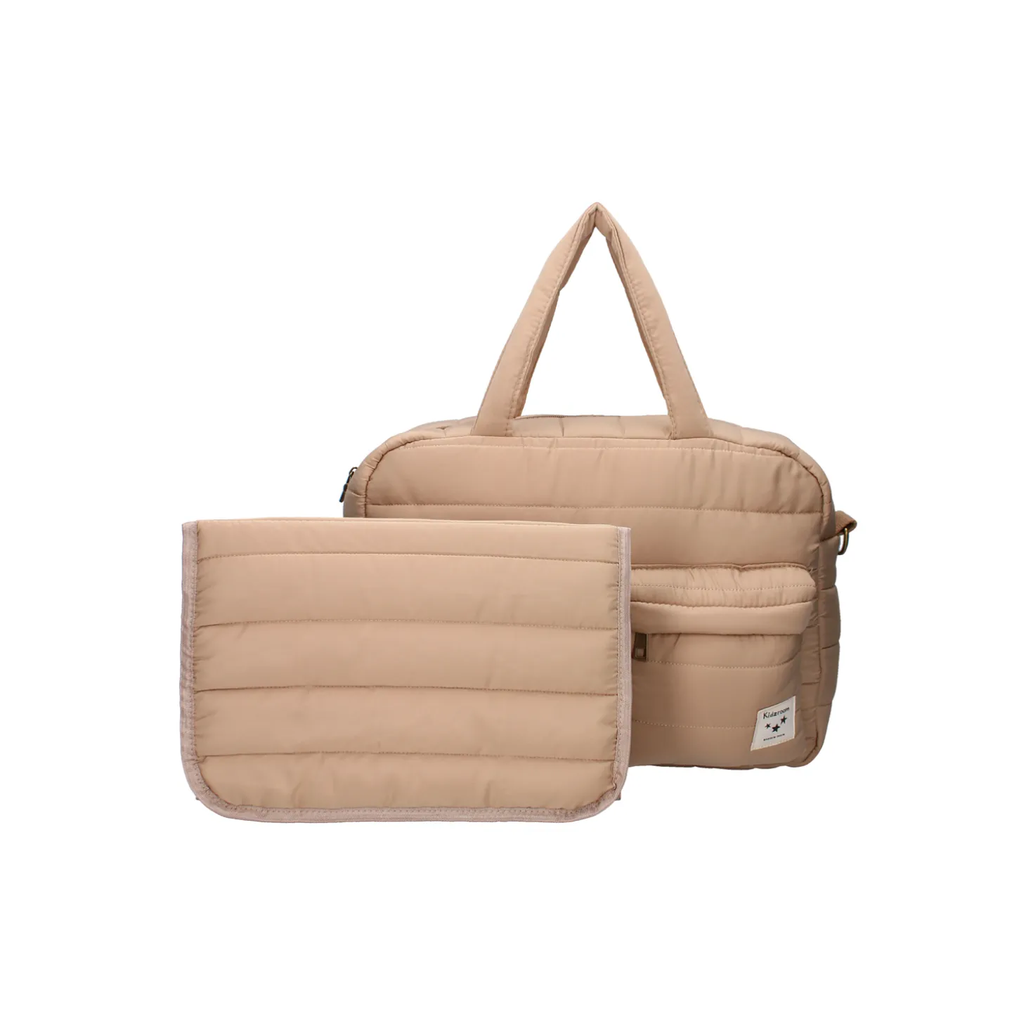 Kidzoom Sac à langer matelassé Beige