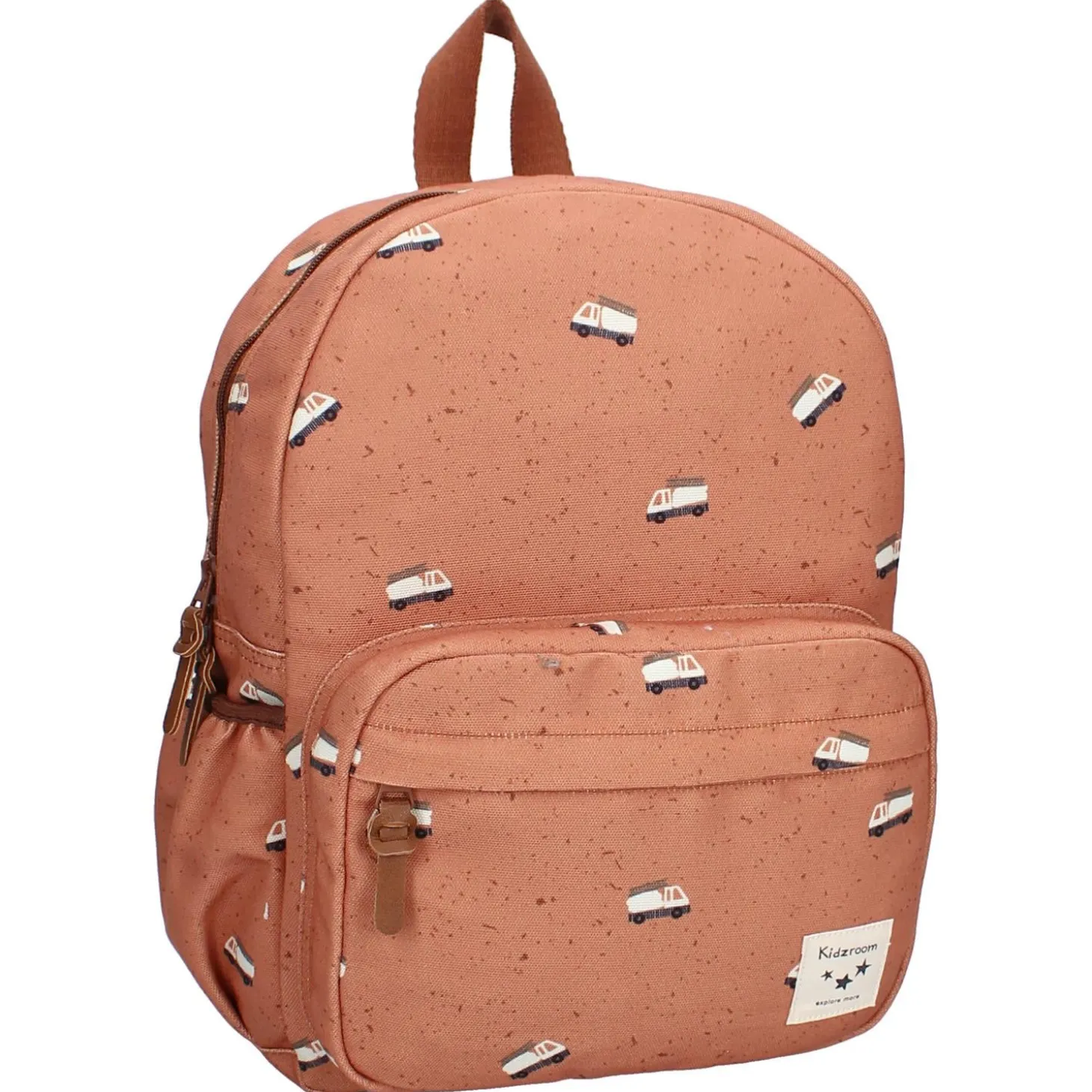 Kidzroom Sac à dos enfant camions Terracotta