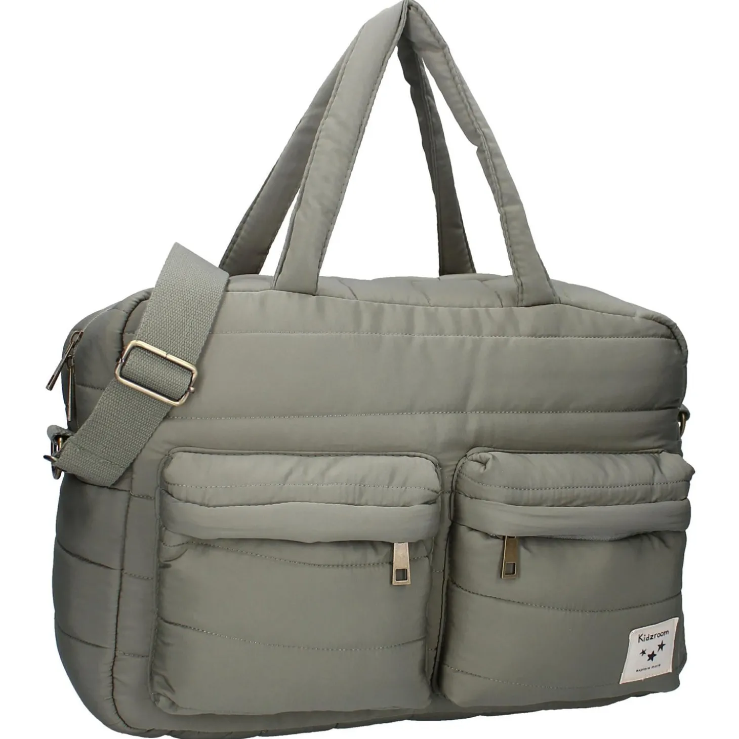 Kidzroom Sac à langer matelassé imperméable Vert
