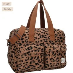 Kidzroom                    Sac à langer sherpa léopard    Caramel