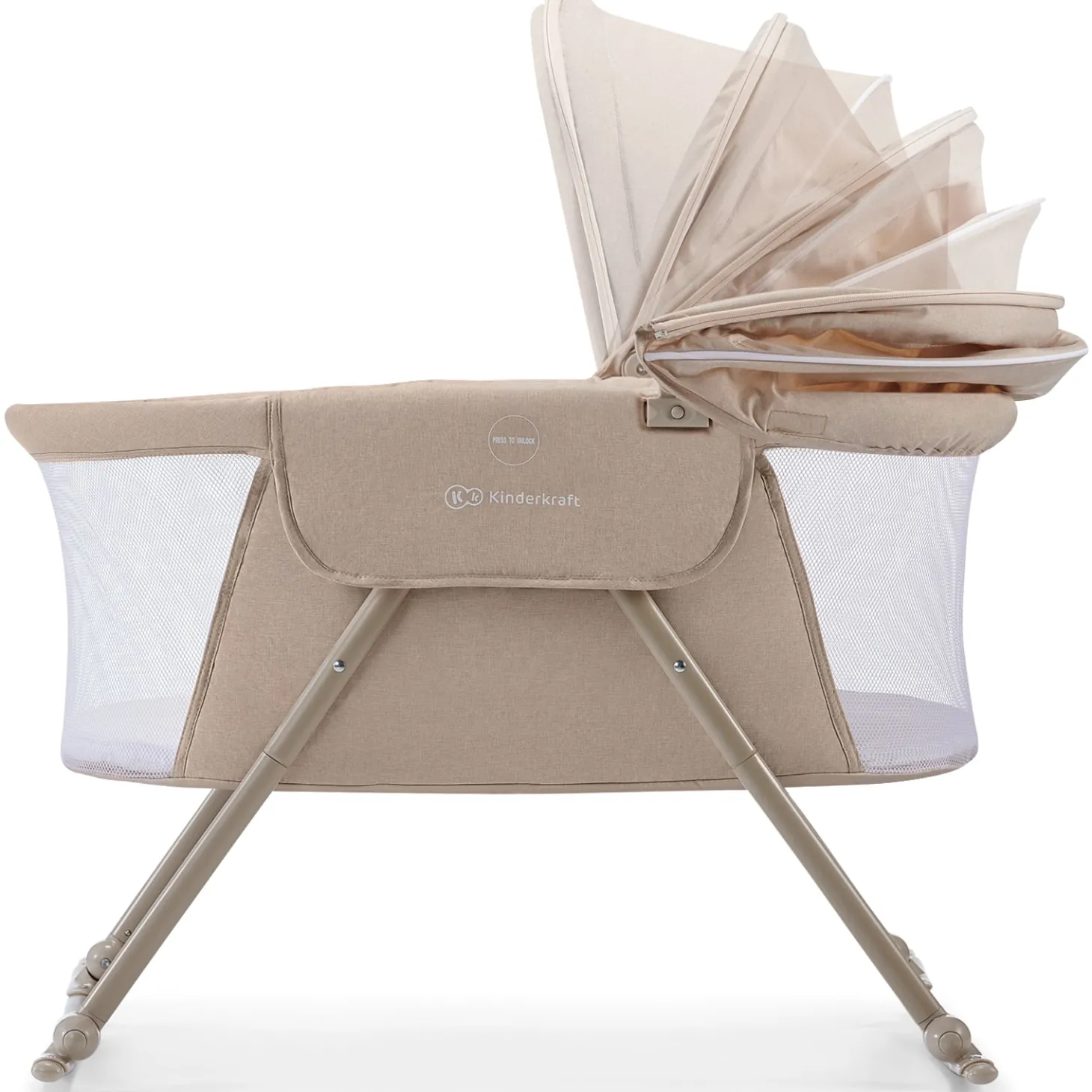 Kinderkraft Lit bébé 3en1 Lovi Beige