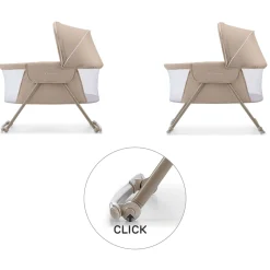 Kinderkraft Lit bébé 3en1 Lovi Beige
