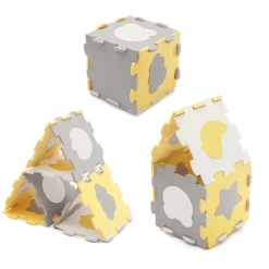Kinderkraft Tapis d'éveil Luno Shapes Jaune