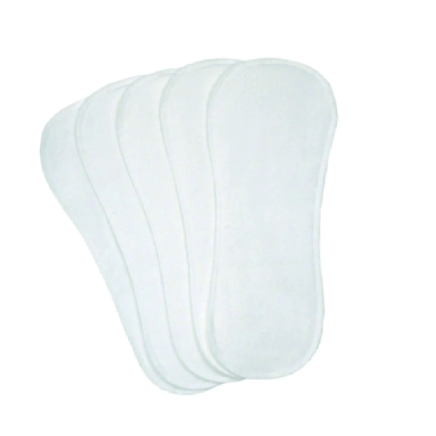 Kushies Doublure absorbante en coton pour couche lavable Kushies Blanc
