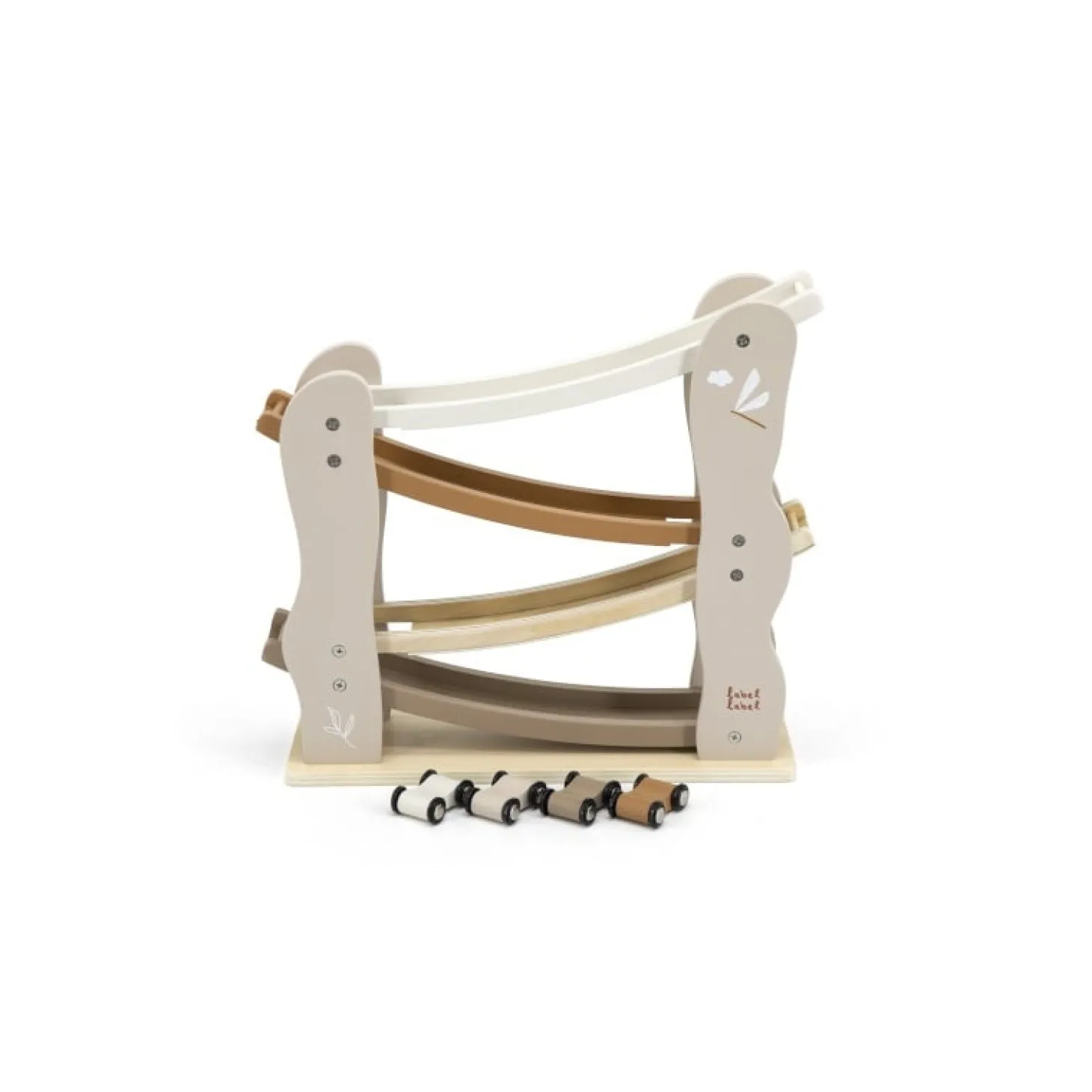 Label Label Circuit voitures bois Nougat