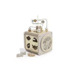 Label Label                    Cube d'activités en bois    Nougat