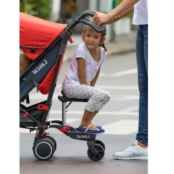 Lascal Assise Saddle pour BuggyBoard Maxi Rouge