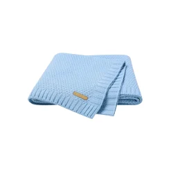 Les Chatounets                    Couverture tricot    Bleu