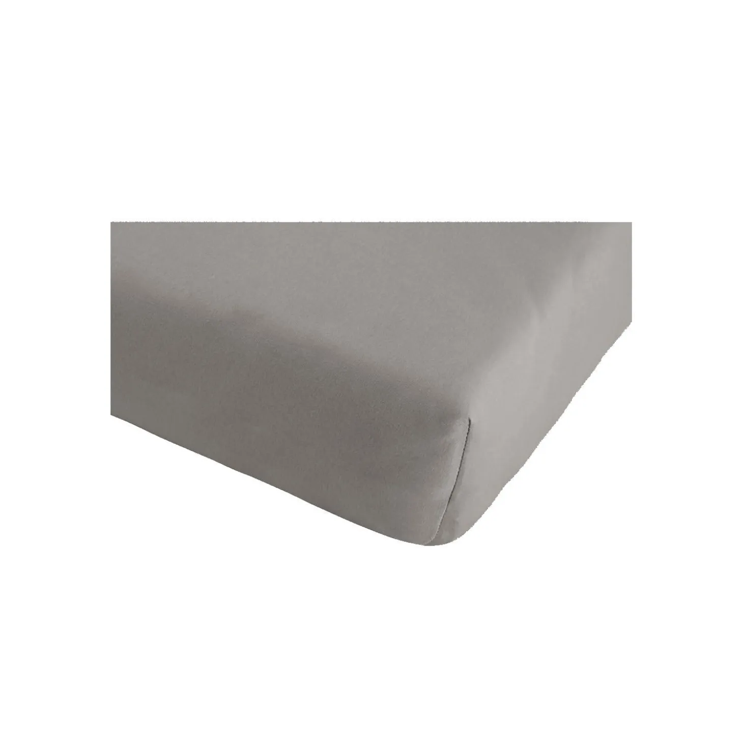 Les Chatounets Drap Housse Gris Cocododo Gris 50x80 cm