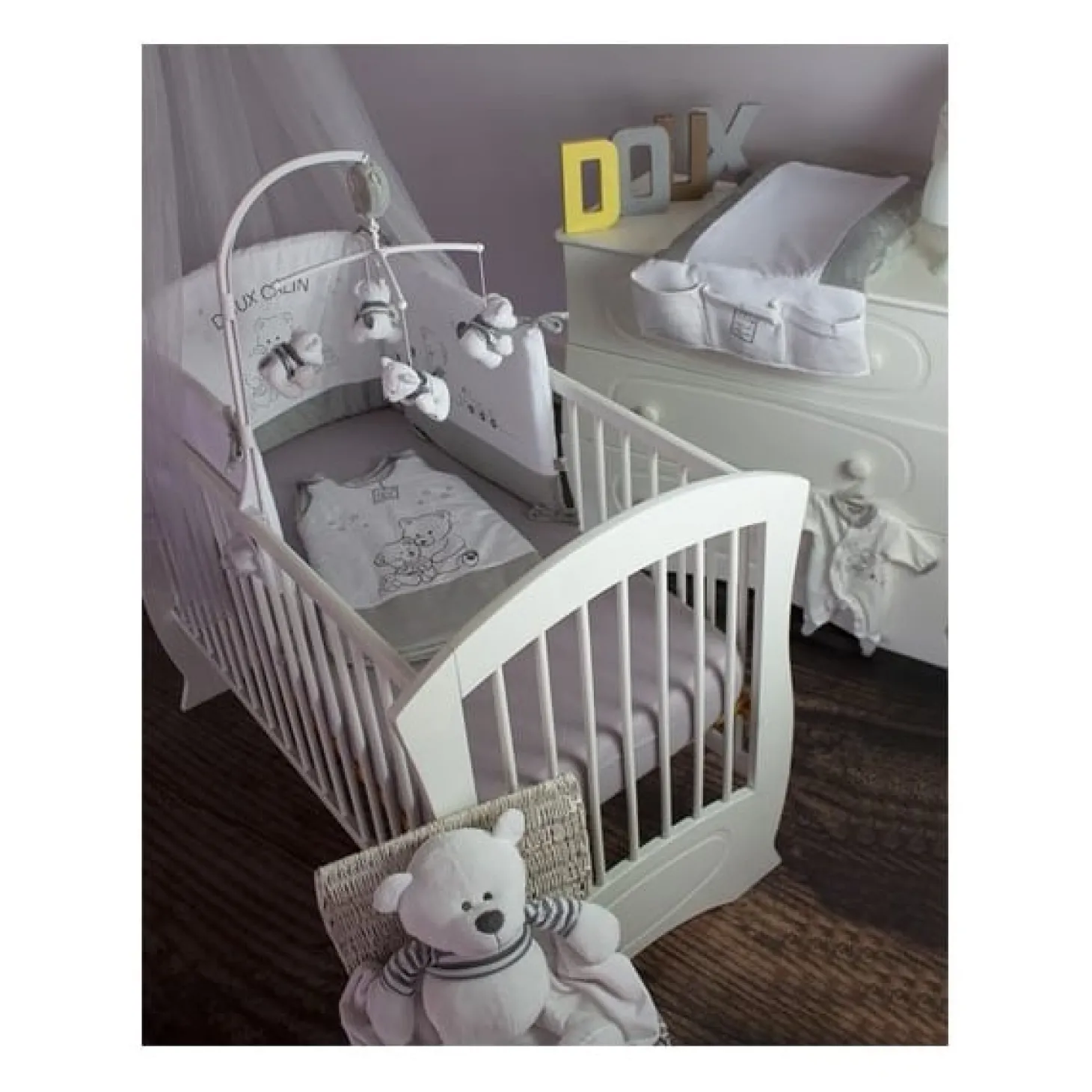 Les Chatounets Matelas à langer Ours