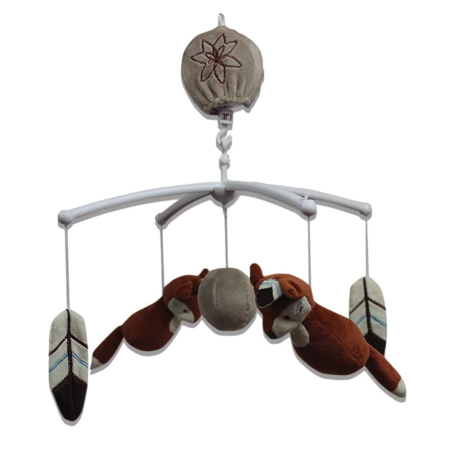Les Chatounets Mobile musical Indien Taupe