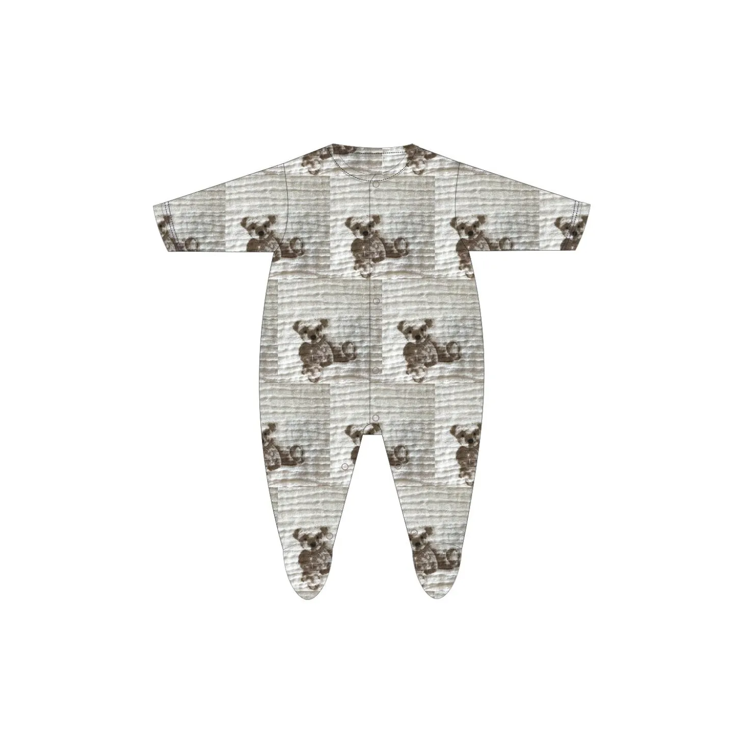 Les Chatounets Pyjama coton Teddy Bear Multicolore