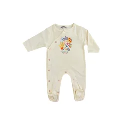 Les Chatounets                    Pyjama Dors-Bien Calaveras    Ecru