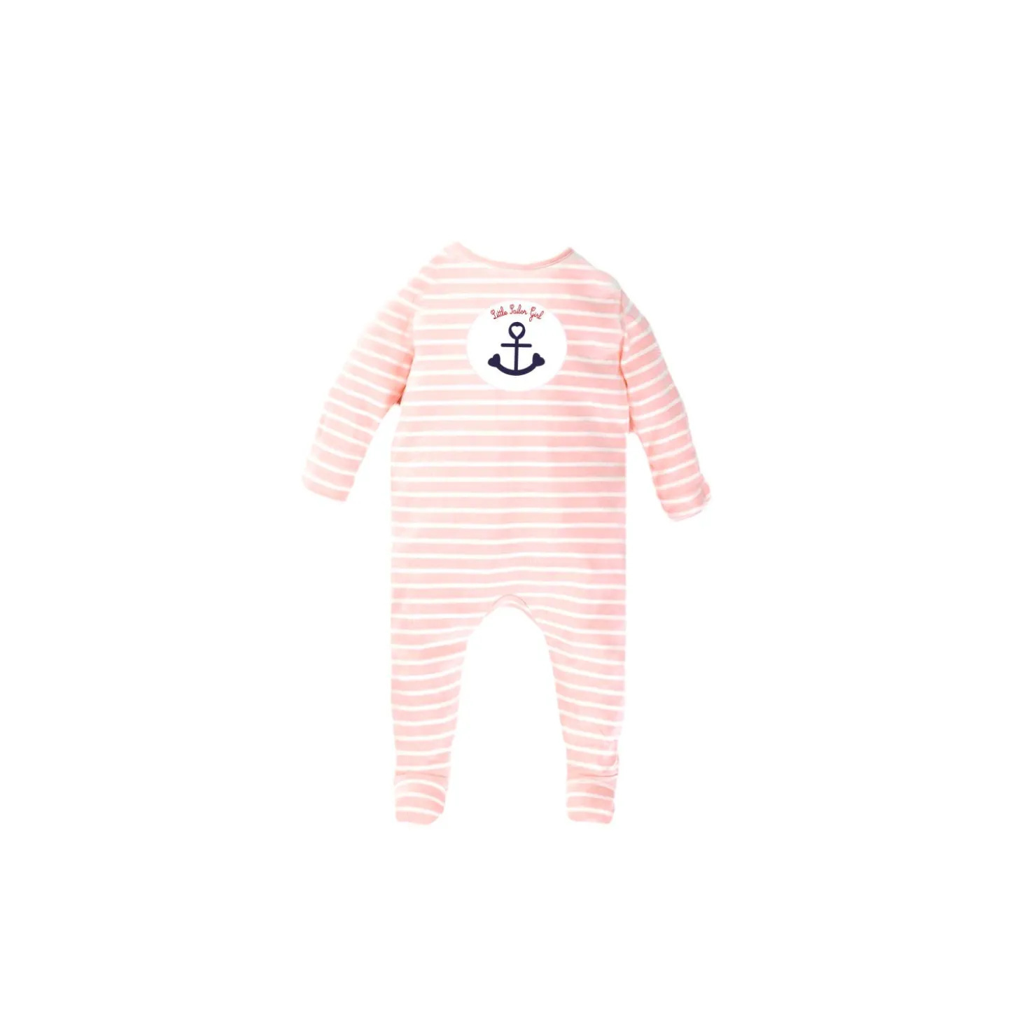 Les Chatounets Pyjama Dors-Bien Petit Marin Rose 3 mois