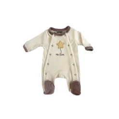 Les Chatounets                    Pyjama Dors-Bien Petite Etoile    Ecru