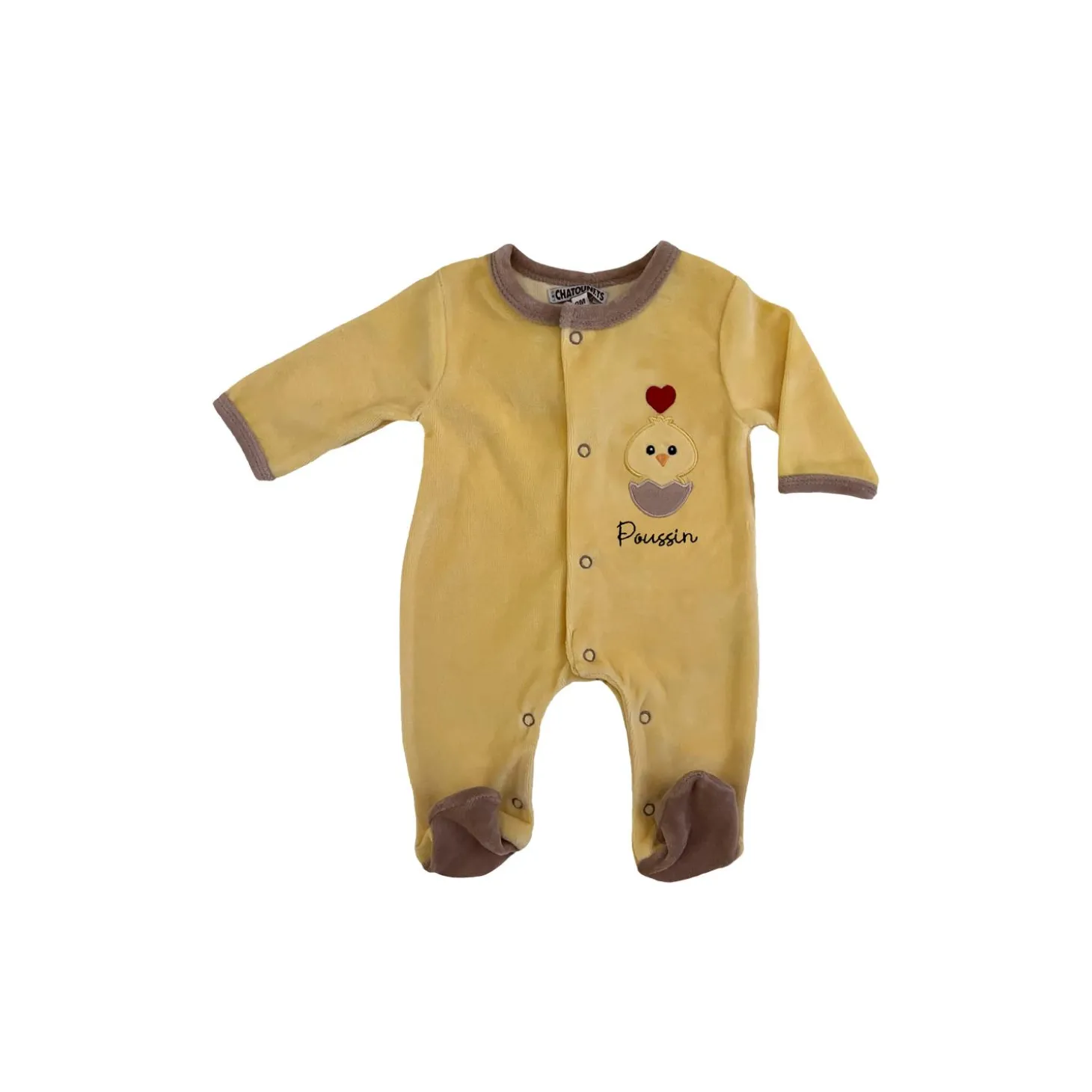 Les Chatounets Pyjama Dors-Bien La Vie à La Ferme Jaune Naissance