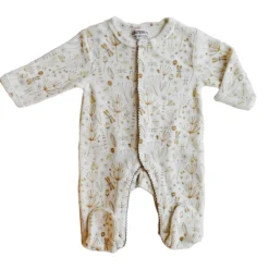 Les Chatounets                    Pyjama en velours Pieuve    Off-White