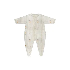 Les Chatounets                    Pyjama velours Fleur Rétro    Multicolore