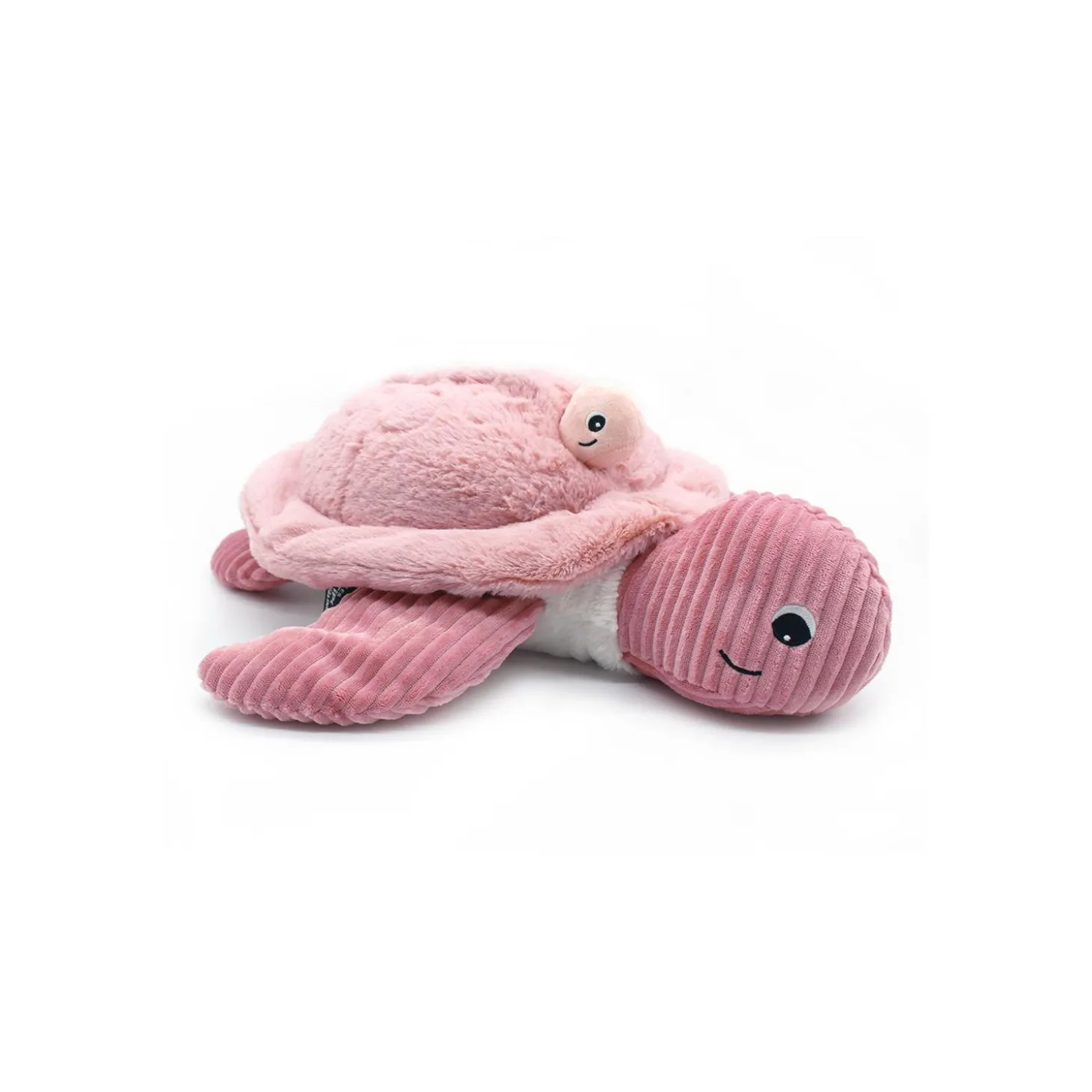 Les Déglingos Peluche Ptipotos Tortue Geante Maman Bébé Rose