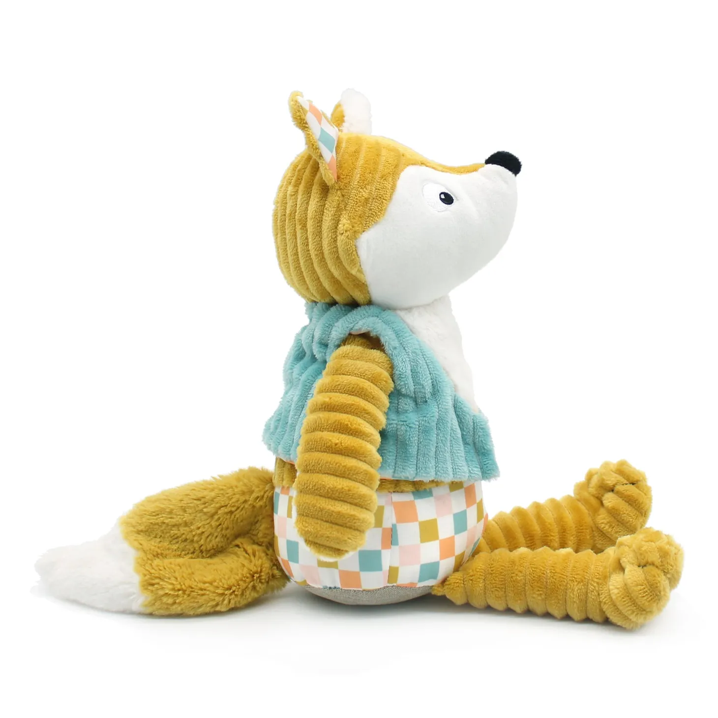 Les Déglingos Petit Peluche Original Cyranos Le Renard Moutarde