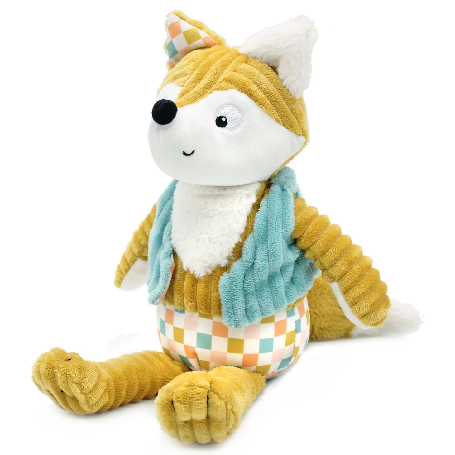 Les Déglingos Petit Peluche Original Cyranos Le Renard Moutarde
