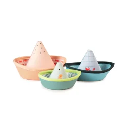 Lilliputiens 3 bateaux de bain Jungle