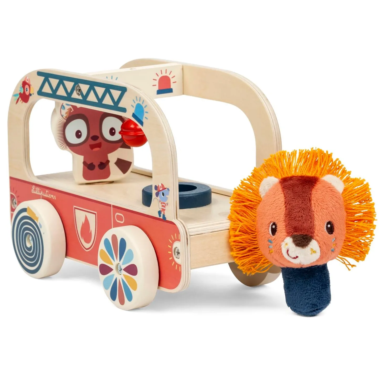 Lilliputiens Camion de Pompier Jack Multicolore 12 mois