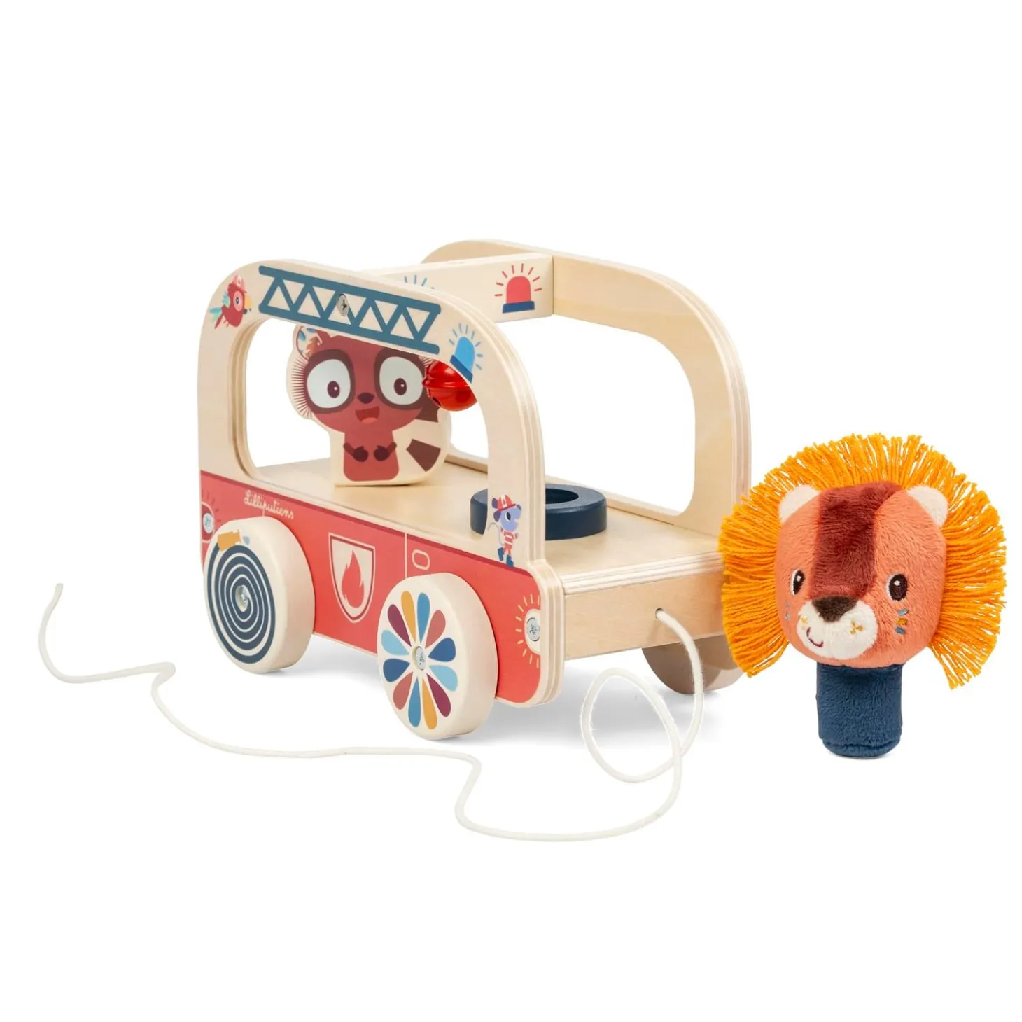 Lilliputiens Camion de Pompier Jack Multicolore 12 mois