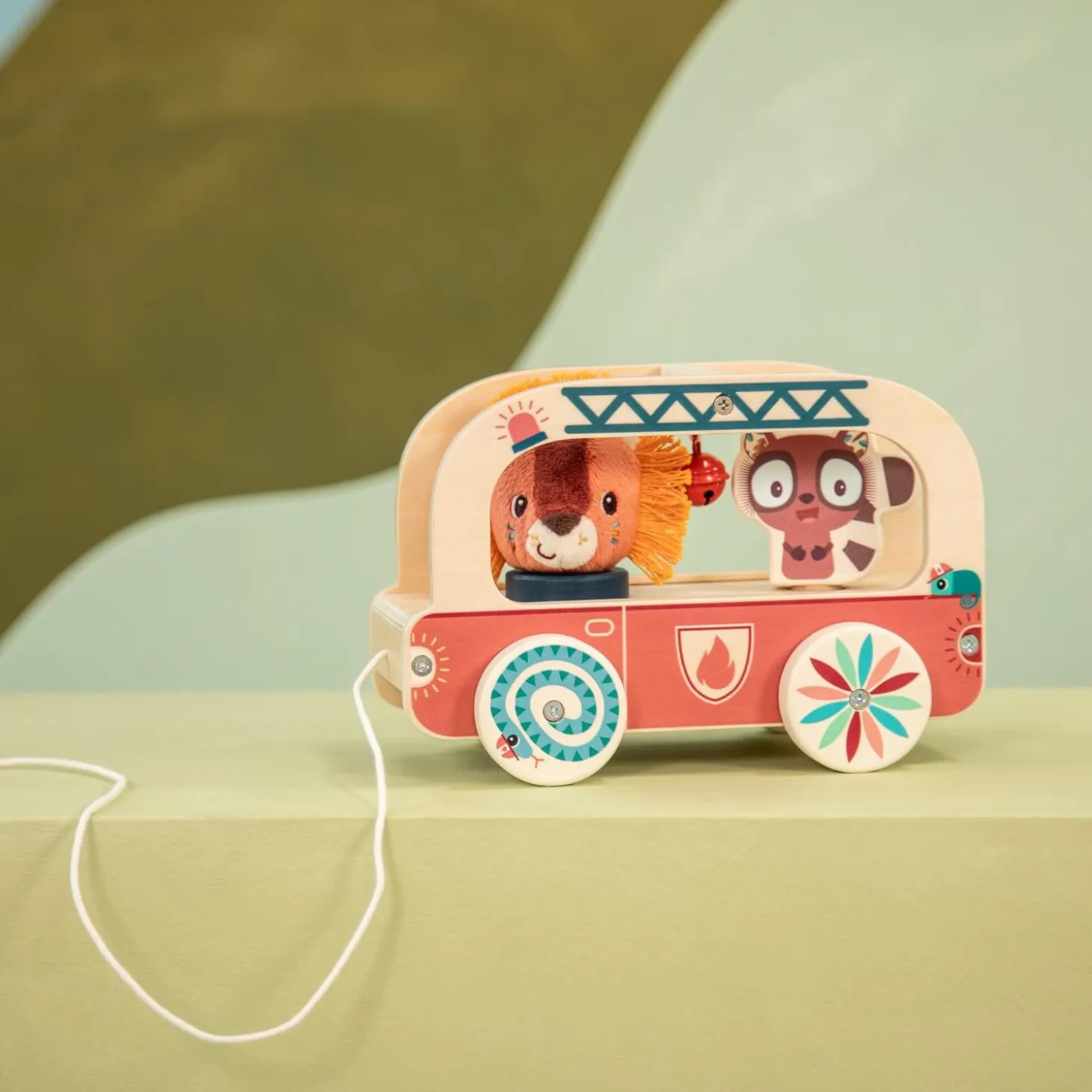 Lilliputiens Camion de Pompier Jack Multicolore 12 mois
