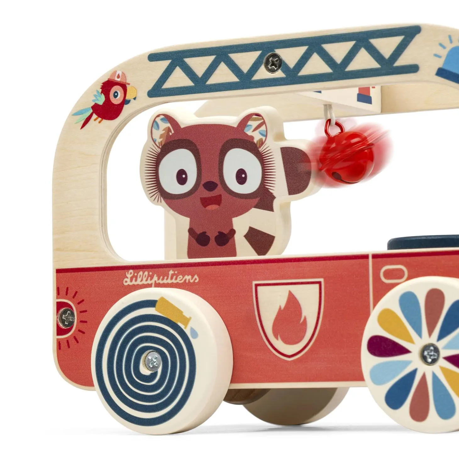 Lilliputiens Camion de Pompier Jack Multicolore 12 mois