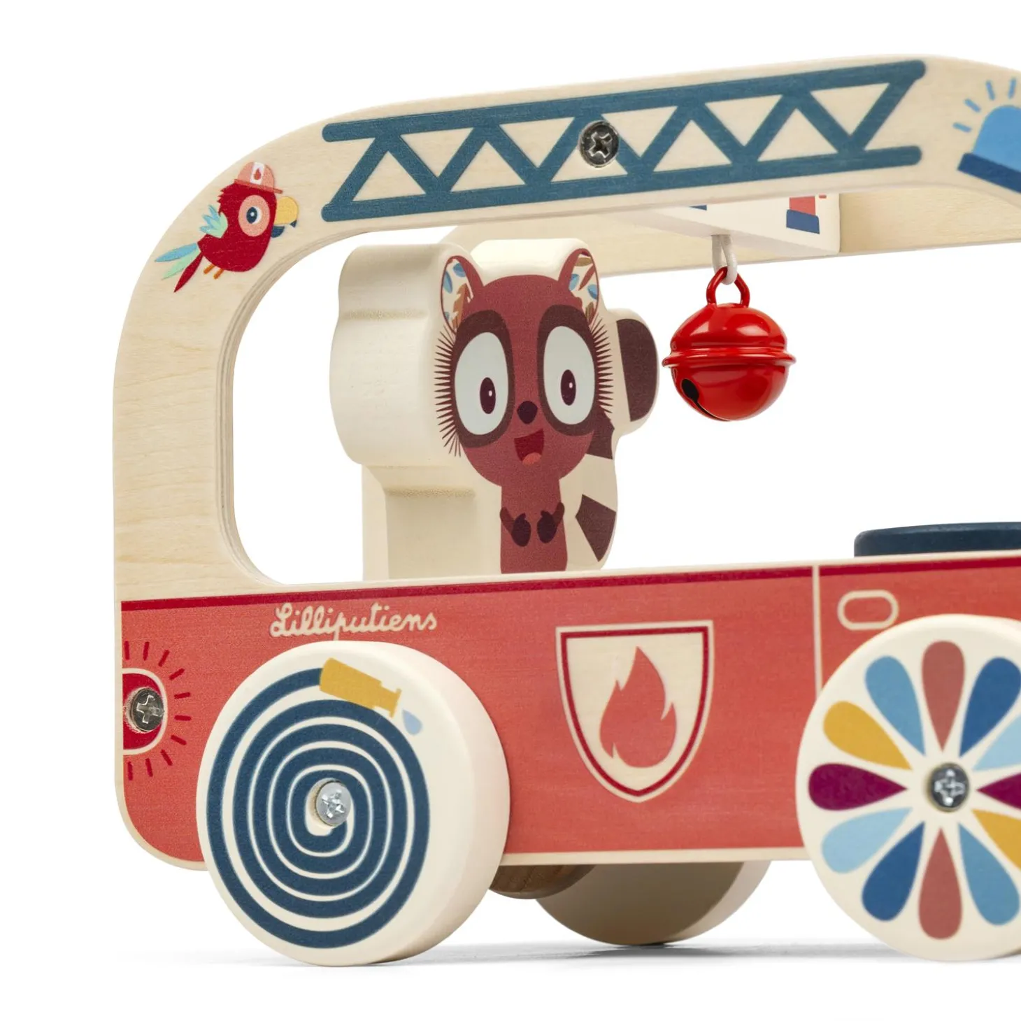 Lilliputiens Camion de Pompier Jack Multicolore 12 mois