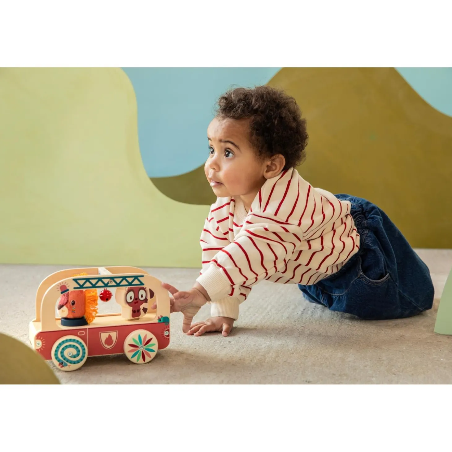 Lilliputiens Camion de Pompier Jack Multicolore 12 mois