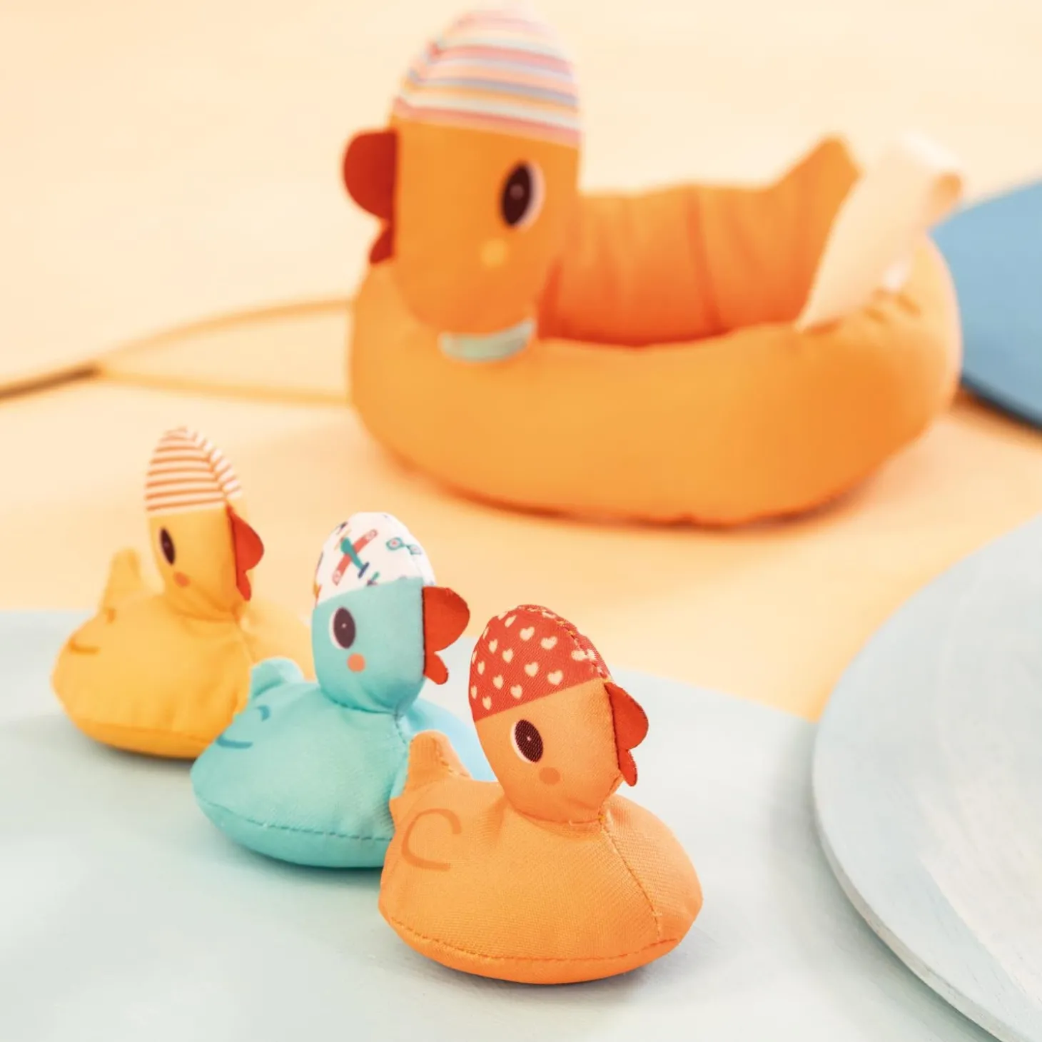 Lilliputiens Canards pour le bain Multicolore