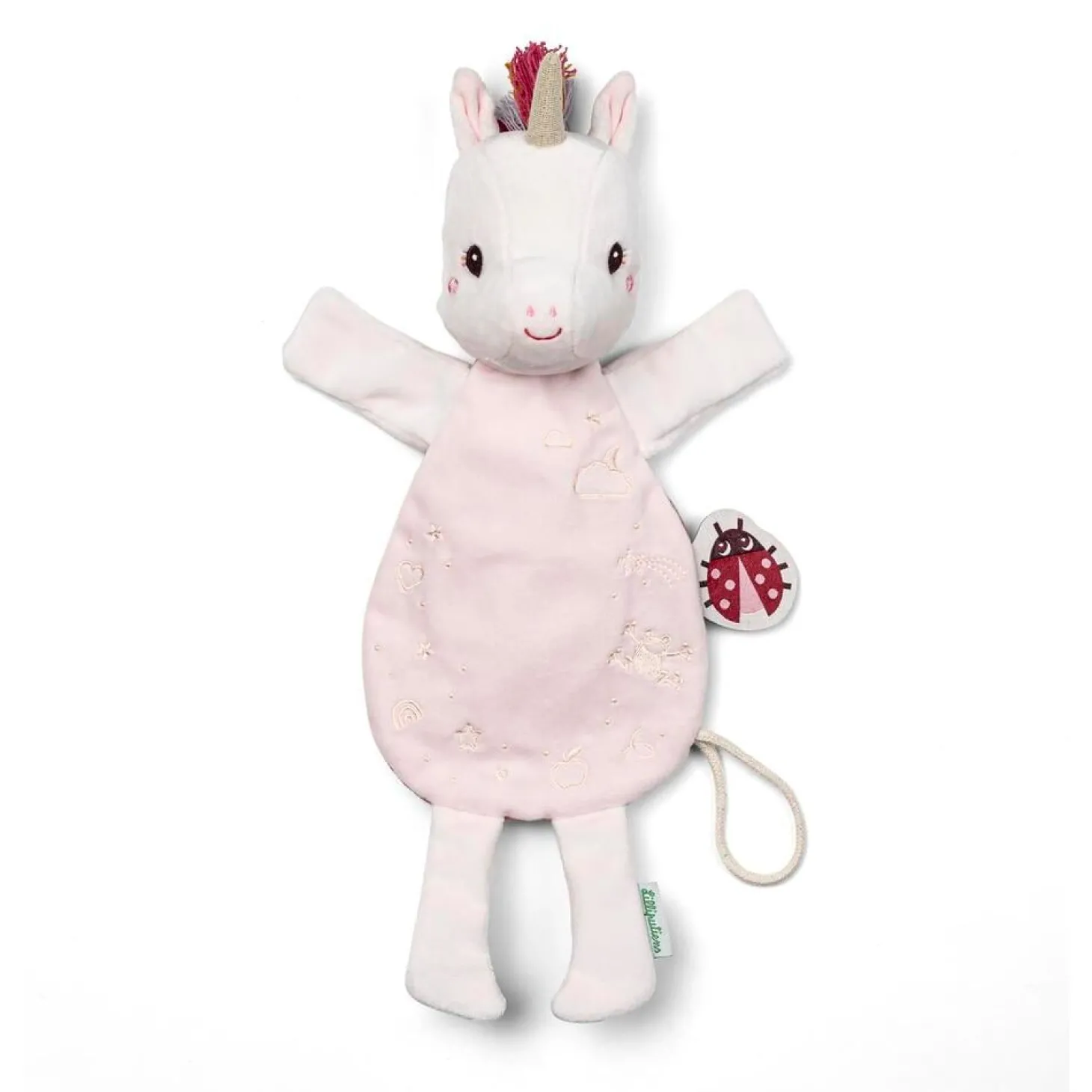 Lilliputiens Doudou Phosphorescent Lena Blanc/ Rose